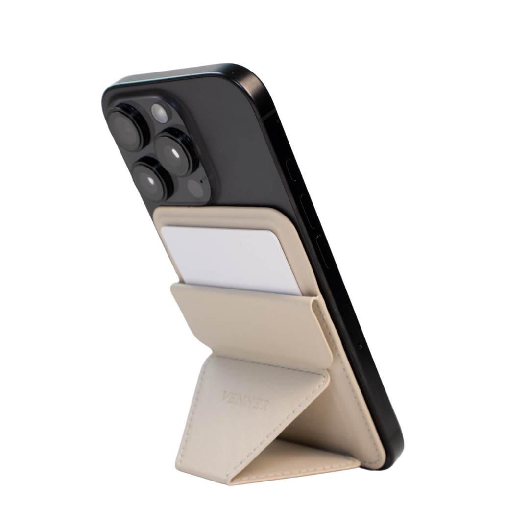 MagStand Wallet - Dune White