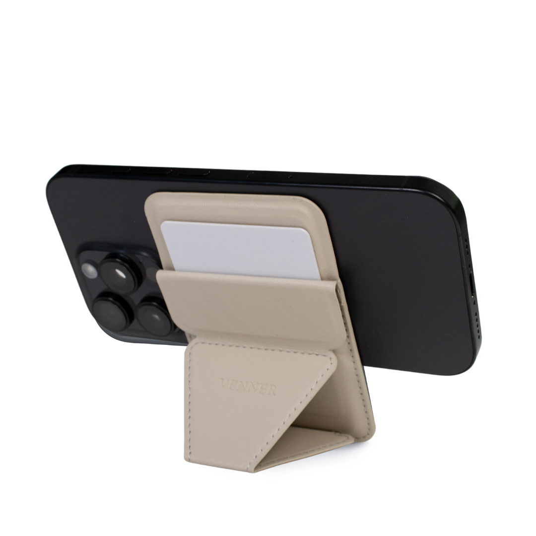 MagStand Wallet - Dune White